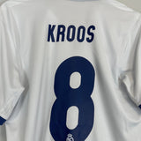 Shop 2016/17 REAL MADRID KROOS #8 HOME SHIRT (M) ADIDAS, classic football shirts, vintage football shirts & retro soccer jerseys at Cult Kits