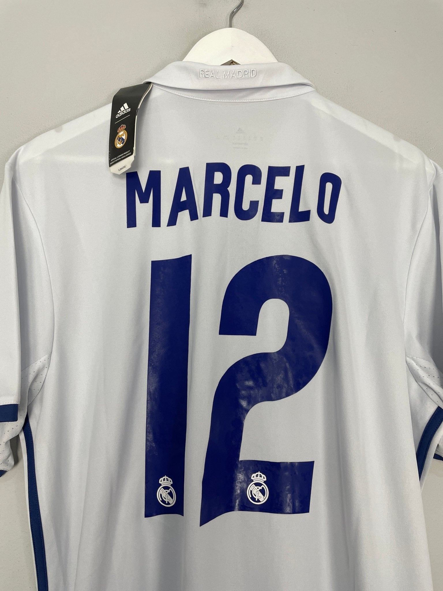 Shop 2016/17 REAL MADRID MARCELO #12 HOME SHIRT (XL) ADIDAS, classic football shirts, vintage football shirts & retro soccer jerseys at Cult Kits