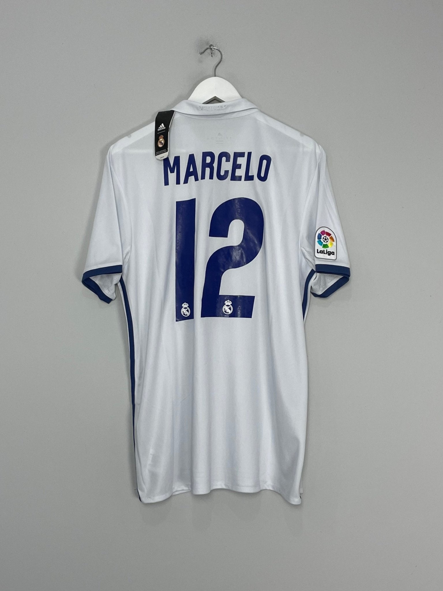 Shop 2016/17 REAL MADRID MARCELO #12 HOME SHIRT (XL) ADIDAS, classic football shirts, vintage football shirts & retro soccer jerseys at Cult Kits