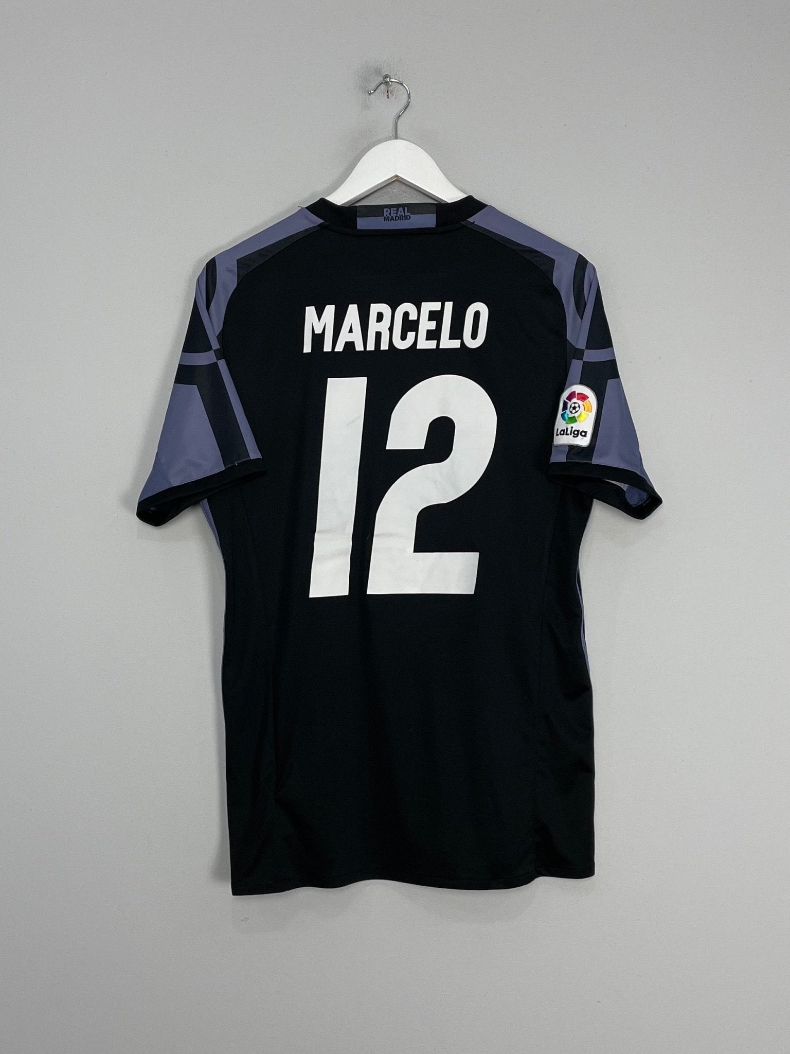 Shop 2016/17 REAL MADRID MARCELO #12 THIRD SHIRT (M) ADIDAS, classic football shirts, vintage football shirts & retro soccer jerseys at Cult Kits