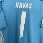 Shop 2016/17 REAL MADRID NAVAS #1 GK SHIRT (XL) ADIDAS, classic football shirts, vintage football shirts & retro soccer jerseys at Cult Kits