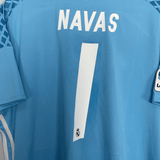Shop 2016/17 REAL MADRID NAVAS #1 GK SHIRT (XL) ADIDAS, classic football shirts, vintage football shirts & retro soccer jerseys at Cult Kits
