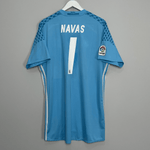 Shop 2016/17 REAL MADRID NAVAS #1 GK SHIRT (XL) ADIDAS, classic football shirts, vintage football shirts & retro soccer jerseys at Cult Kits