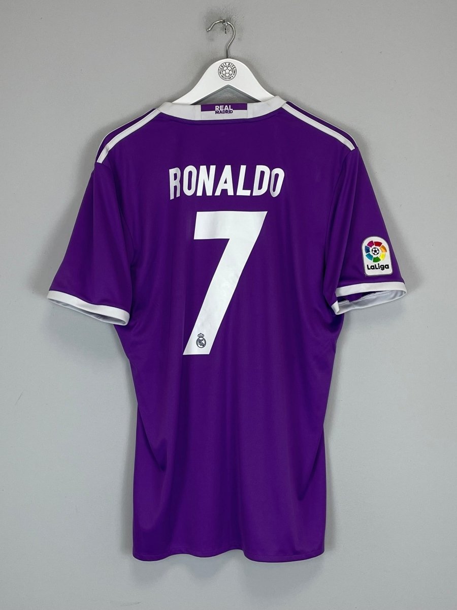 2016/17 REAL MADRID RONALDO 7 AWAY SHIRT (L) ADIDAS - Cult Kits - Large - Buy Vintage Football Shirts, Authentic Retro Football Shirts For Sale, Classic Football Shirts & Soccer Jersey