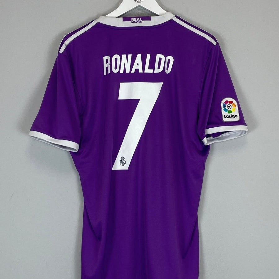 2016/17 REAL MADRID RONALDO 7 AWAY SHIRT (L) ADIDAS - Cult Kits - Large - Buy Vintage Football Shirts, Authentic Retro Football Shirts For Sale, Classic Football Shirts & Soccer Jersey