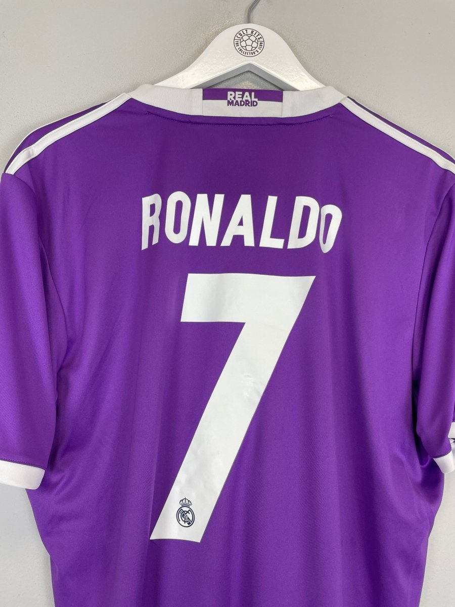 2016/17 REAL MADRID RONALDO 7 AWAY SHIRT (L) ADIDAS - Cult Kits - Large - Buy Vintage Football Shirts, Authentic Retro Football Shirts For Sale, Classic Football Shirts & Soccer Jersey