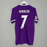 Shop 2016/17 REAL MADRID RONALDO #7 AWAY SHIRT (M) ADIDAS, classic football shirts, vintage football shirts & retro soccer jerseys at Cult Kits