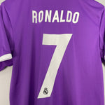 Shop 2016/17 REAL MADRID RONALDO #7 AWAY SHIRT (M) ADIDAS, classic football shirts, vintage football shirts & retro soccer jerseys at Cult Kits