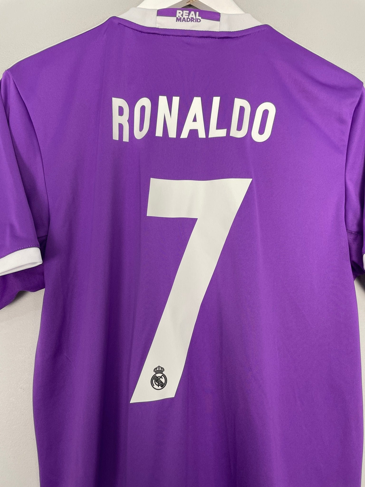 Shop 2016/17 REAL MADRID RONALDO #7 AWAY SHIRT (M) ADIDAS, classic football shirts, vintage football shirts & retro soccer jerseys at Cult Kits