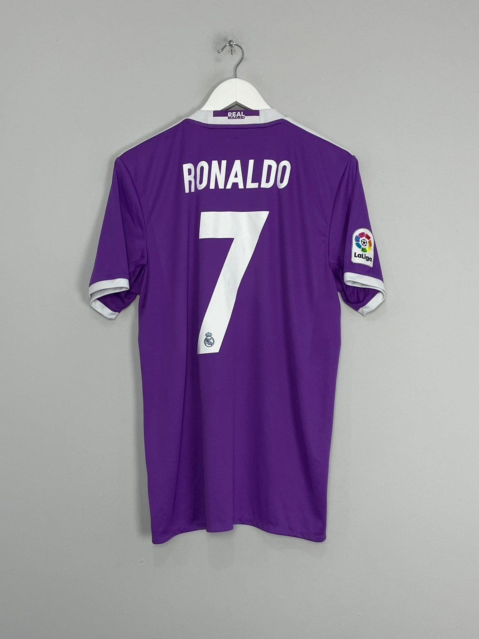 Shop 2016/17 REAL MADRID RONALDO #7 AWAY SHIRT (M) ADIDAS, classic football shirts, vintage football shirts & retro soccer jerseys at Cult Kits