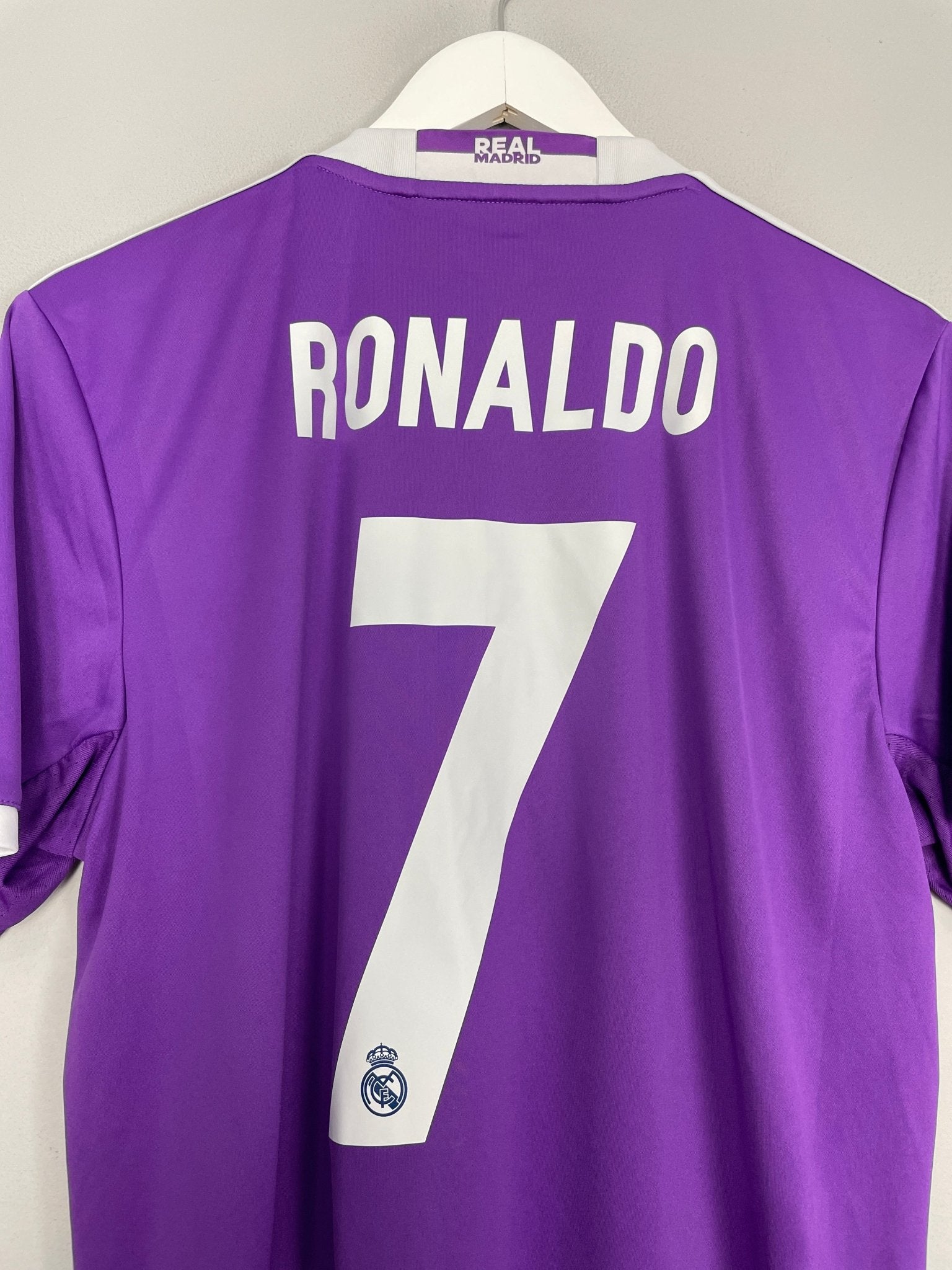 Shop 2016/17 REAL MADRID RONALDO #7 AWAY SHIRT (M) ADIDAS, classic football shirts, vintage football shirts & retro soccer jerseys at Cult Kits