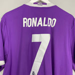 Shop 2016/17 REAL MADRID RONALDO #7 AWAY SHIRT (XL) ADIDAS, classic football shirts, vintage football shirts & retro soccer jerseys at Cult Kits