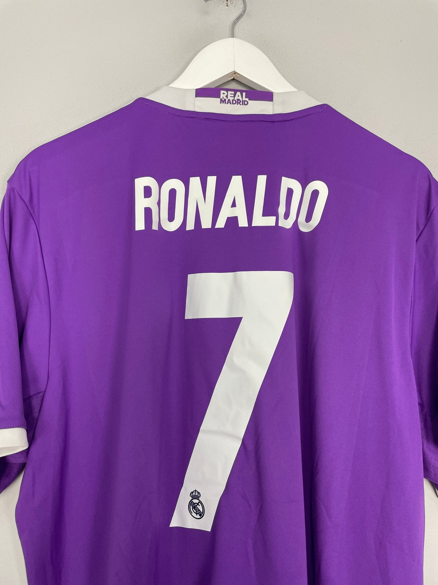 Shop 2016/17 REAL MADRID RONALDO #7 AWAY SHIRT (XL) ADIDAS, classic football shirts, vintage football shirts & retro soccer jerseys at Cult Kits