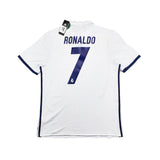 Buy 2016/17 Real Madrid Ronaldo 7 BNWT *Authentic* Home Shirt (XXL) Adidas ~ Free worldwide shipping ~ Authentic Vintage Football Shirts from Cult Kits