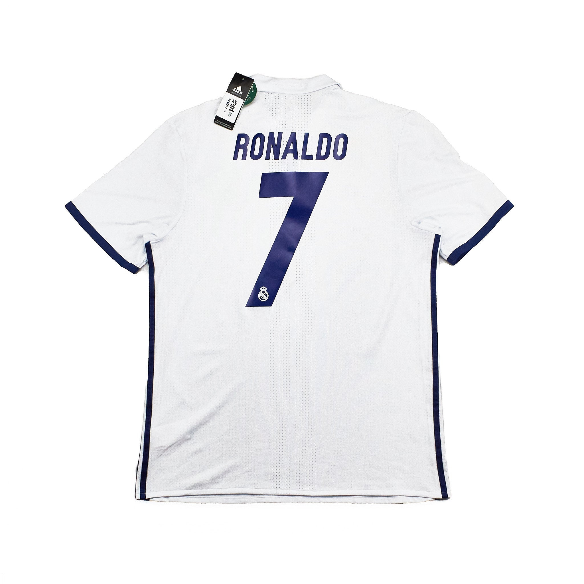 Buy 2016/17 Real Madrid Ronaldo 7 BNWT *Authentic* Home Shirt (XXL) Adidas ~ Free worldwide shipping ~ Authentic Vintage Football Shirts from Cult Kits