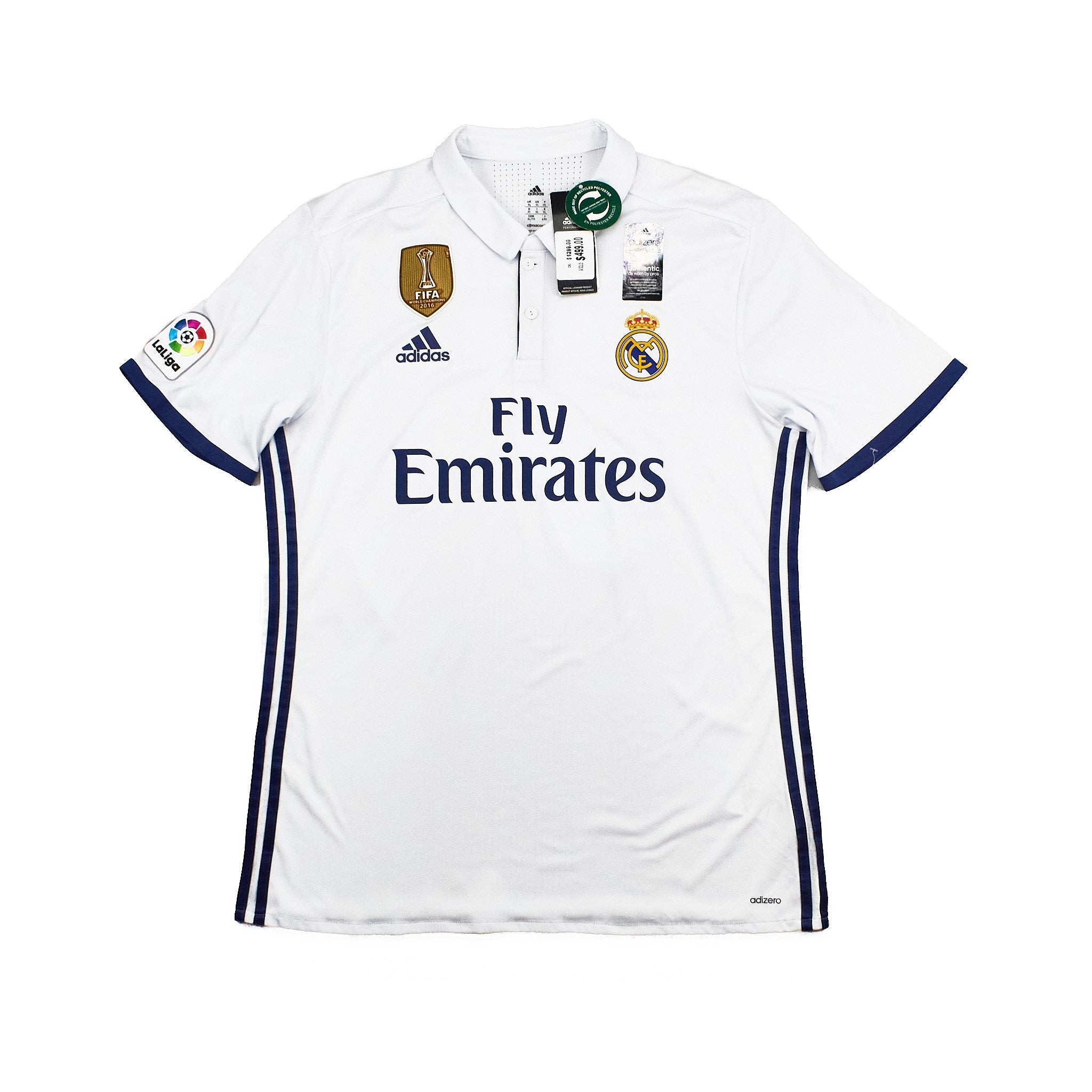 Buy 2016/17 Real Madrid Ronaldo 7 BNWT *Authentic* Home Shirt (XXL) Adidas ~ Free worldwide shipping ~ Authentic Vintage Football Shirts from Cult Kits