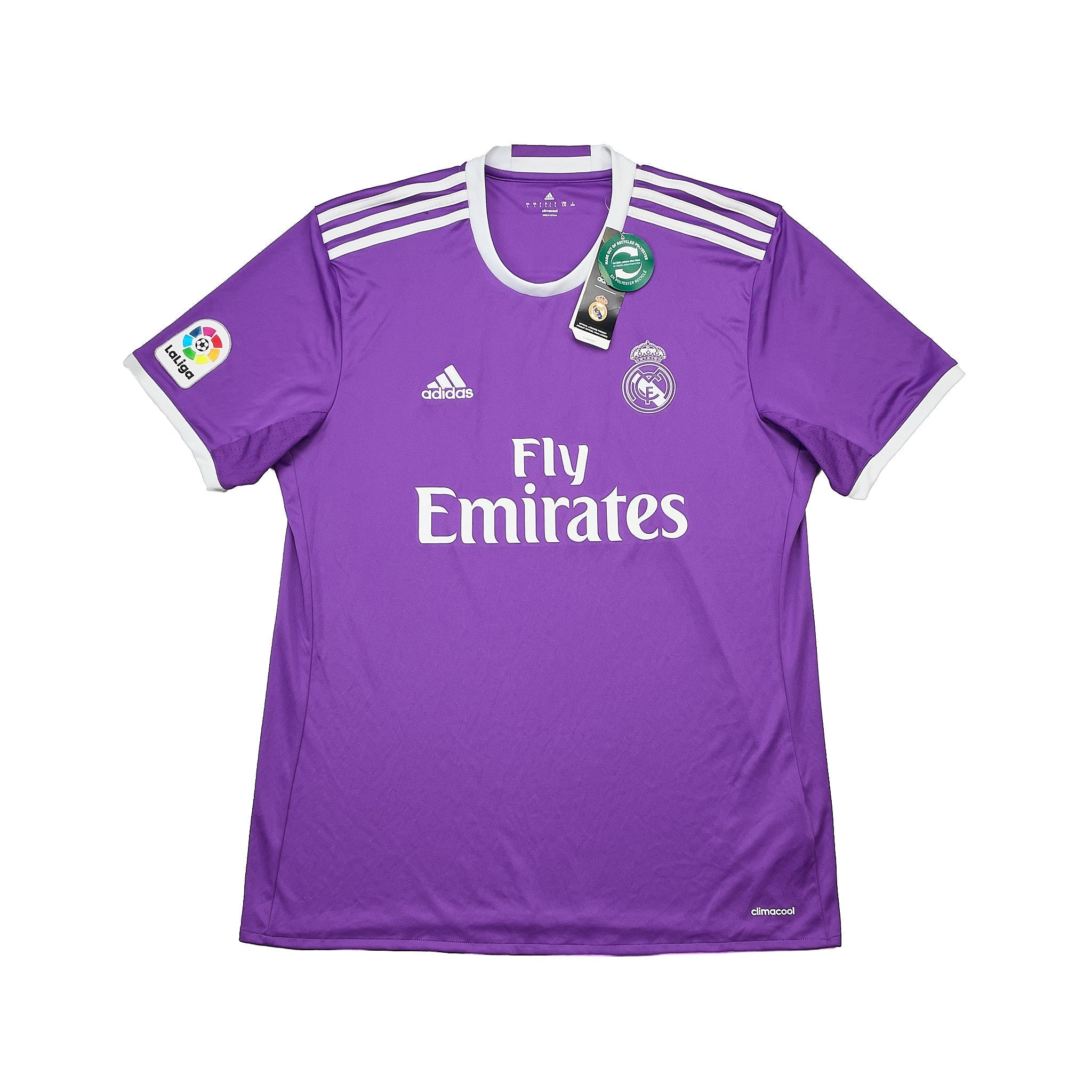 Buy 2016/17 Real Madrid Ronaldo 7 *BNWT* Away Shirt (L) Adidas ~ Free worldwide shipping available ~ Authentic Vintage Football Shirts from Cult Kits