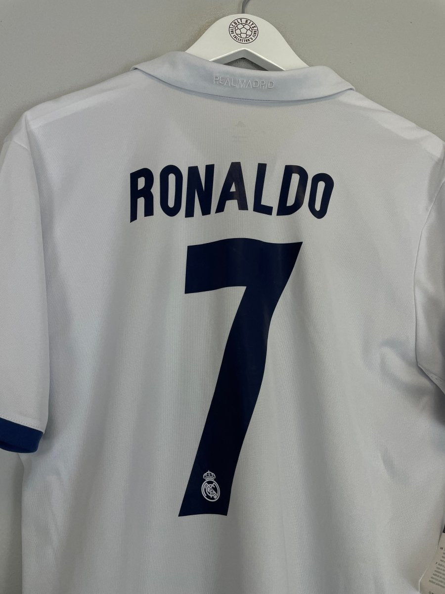 2016/17 REAL MADRID RONALDO 7 *BNWT* HOME SHIRT (L) ADIDAS - Cult Kits - Large - Buy Vintage Football Shirts, Authentic Retro Football Shirts For Sale, Classic Football Shirts & Soccer Jersey