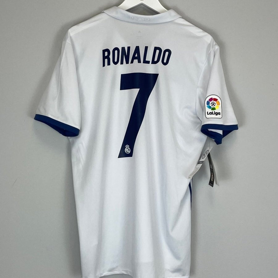 2016/17 REAL MADRID RONALDO 7 *BNWT* HOME SHIRT (L) ADIDAS - Cult Kits - Large - Buy Vintage Football Shirts, Authentic Retro Football Shirts For Sale, Classic Football Shirts & Soccer Jersey