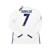 Buy 2016/17 Real Madrid Ronaldo 7 *BNWT with Defects* L/S Home Shirt (L) Adidas ~ Free worldwide shipping available ~ Authentic Vintage Football Shirts from Cult Kits