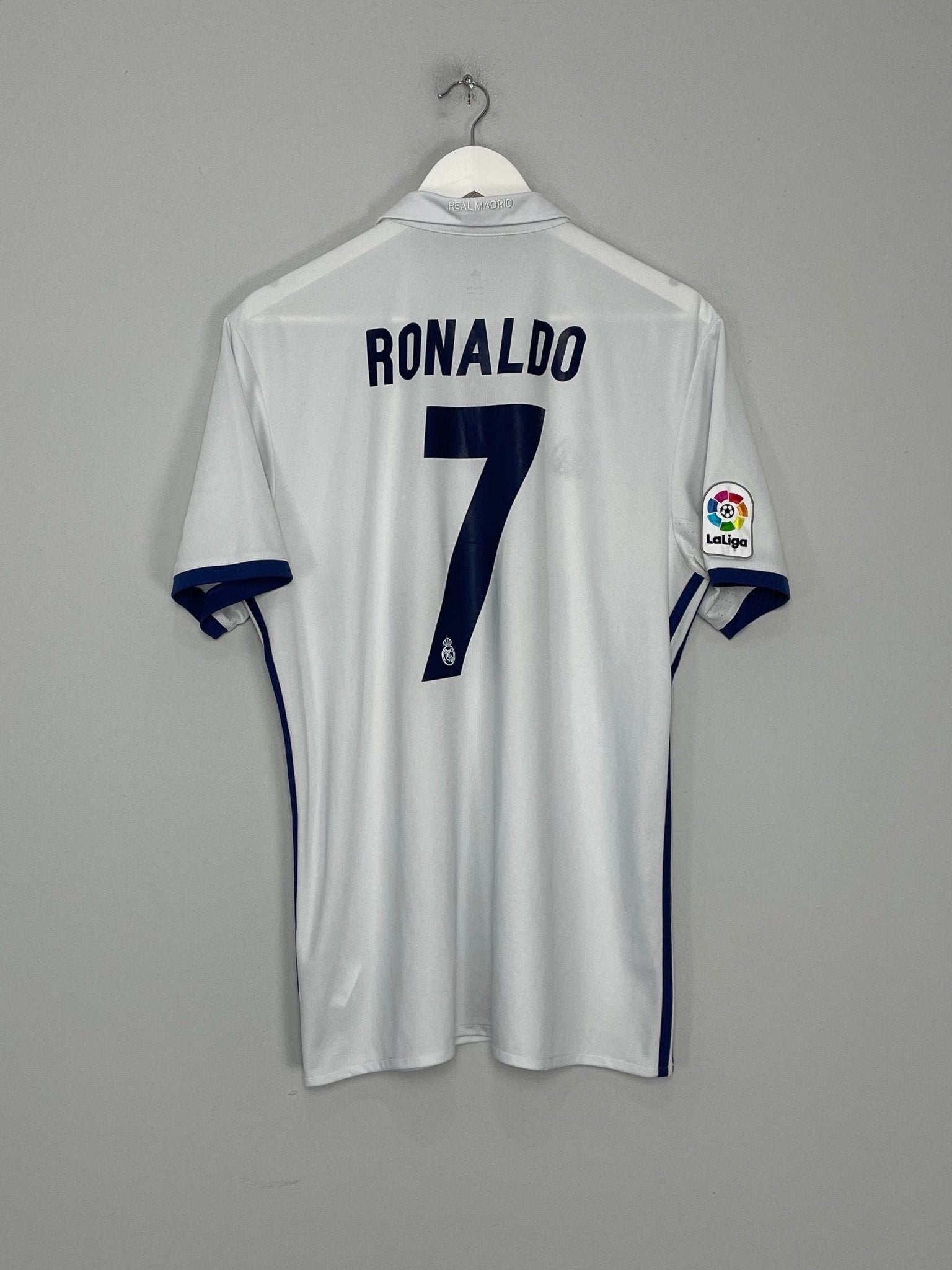 Shop 2016/17 REAL MADRID RONALDO #7 HOME SHIRT (L) ADIDAS, classic football shirts, vintage football shirts & retro soccer jerseys at Cult Kits