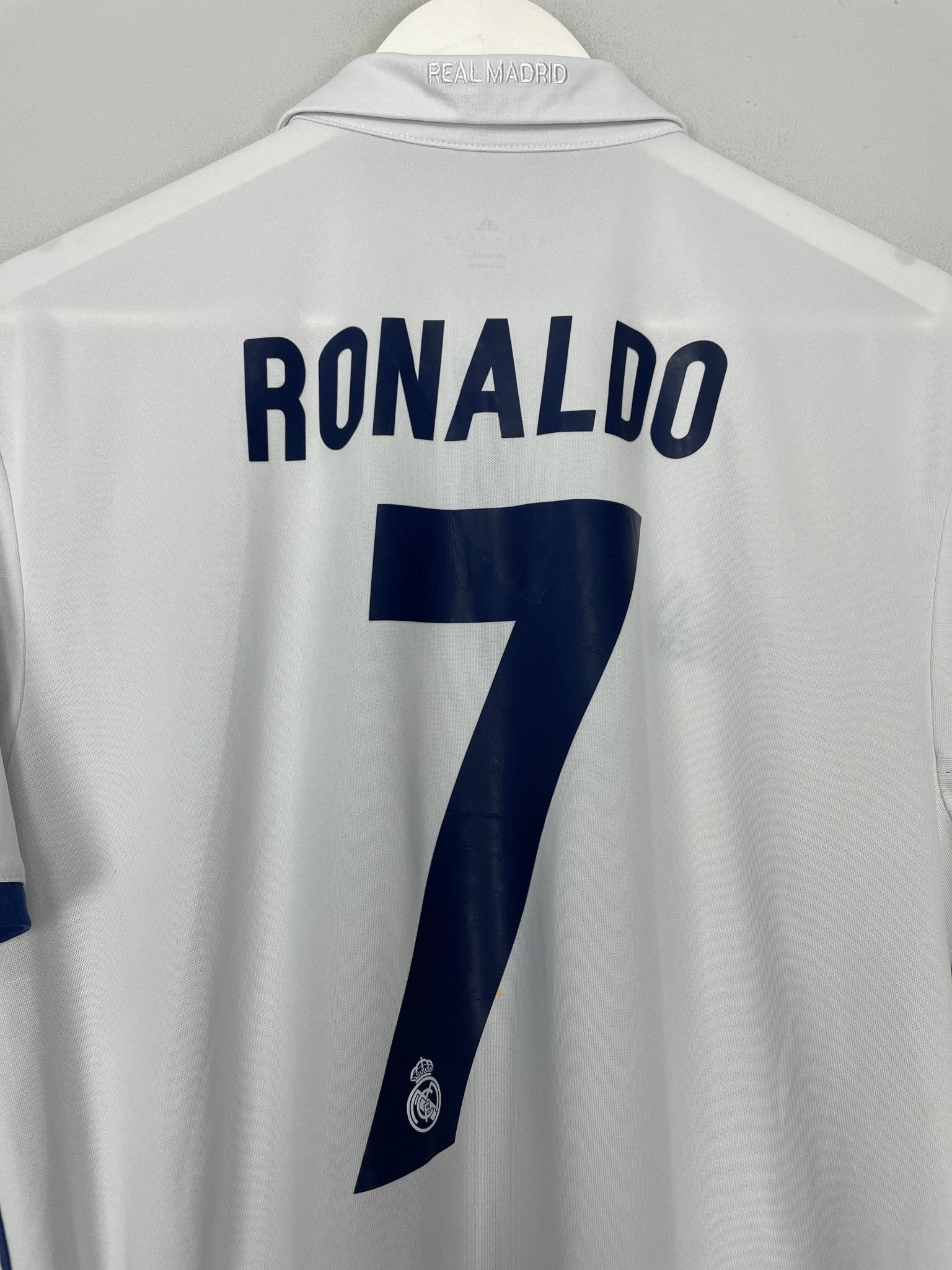 Shop 2016/17 REAL MADRID RONALDO #7 HOME SHIRT (L) ADIDAS, classic football shirts, vintage football shirts & retro soccer jerseys at Cult Kits