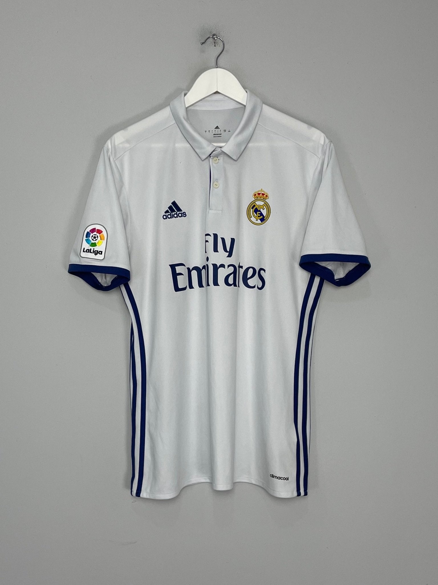 Shop 2016/17 REAL MADRID RONALDO #7 HOME SHIRT (L) ADIDAS, classic football shirts, vintage football shirts & retro soccer jerseys at Cult Kits
