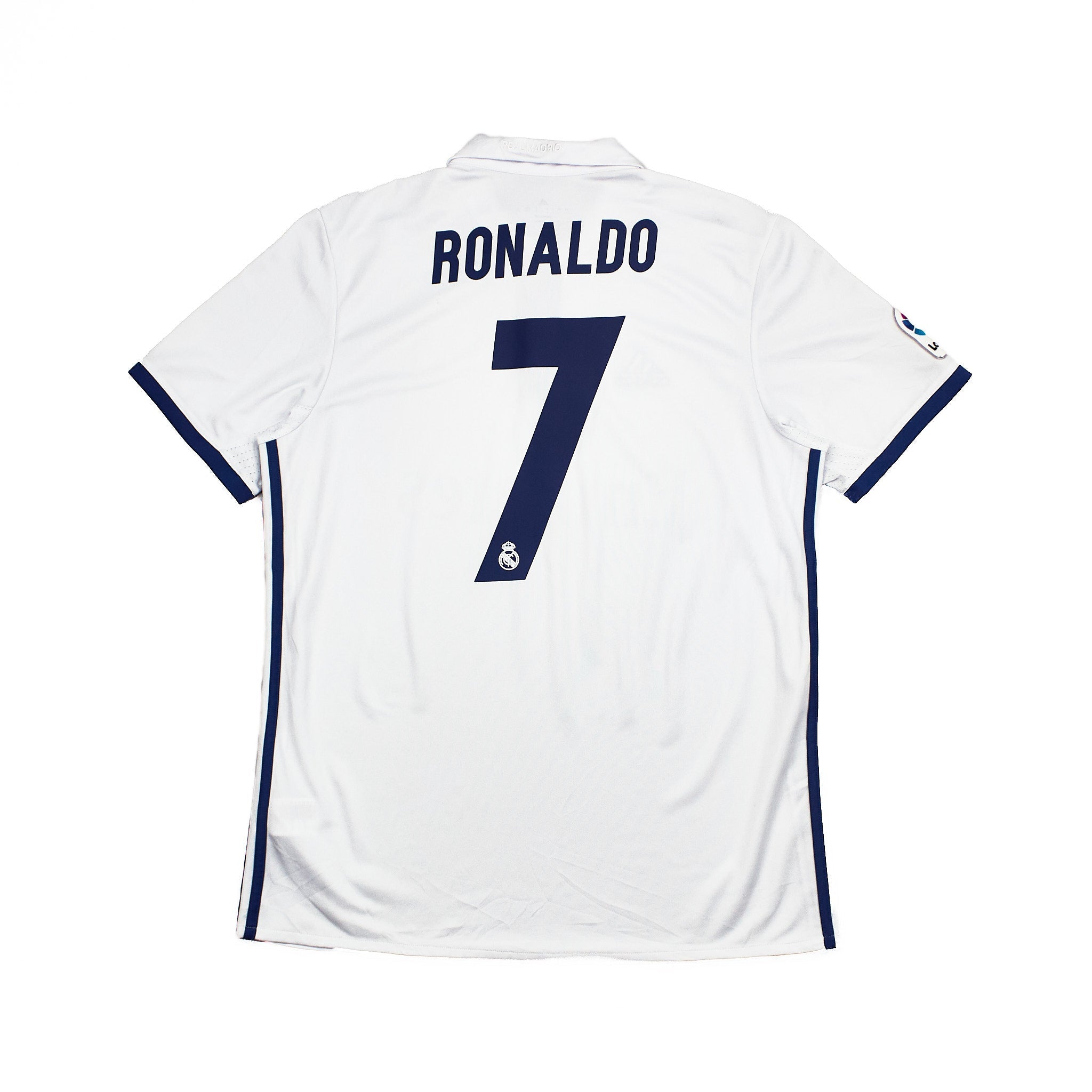 Buy 2016/17 Real Madrid Ronaldo 7 Home Shirt (L) Adidas ~ Free worldwide shipping ~ Authentic Vintage Football Shirts from Cult Kits