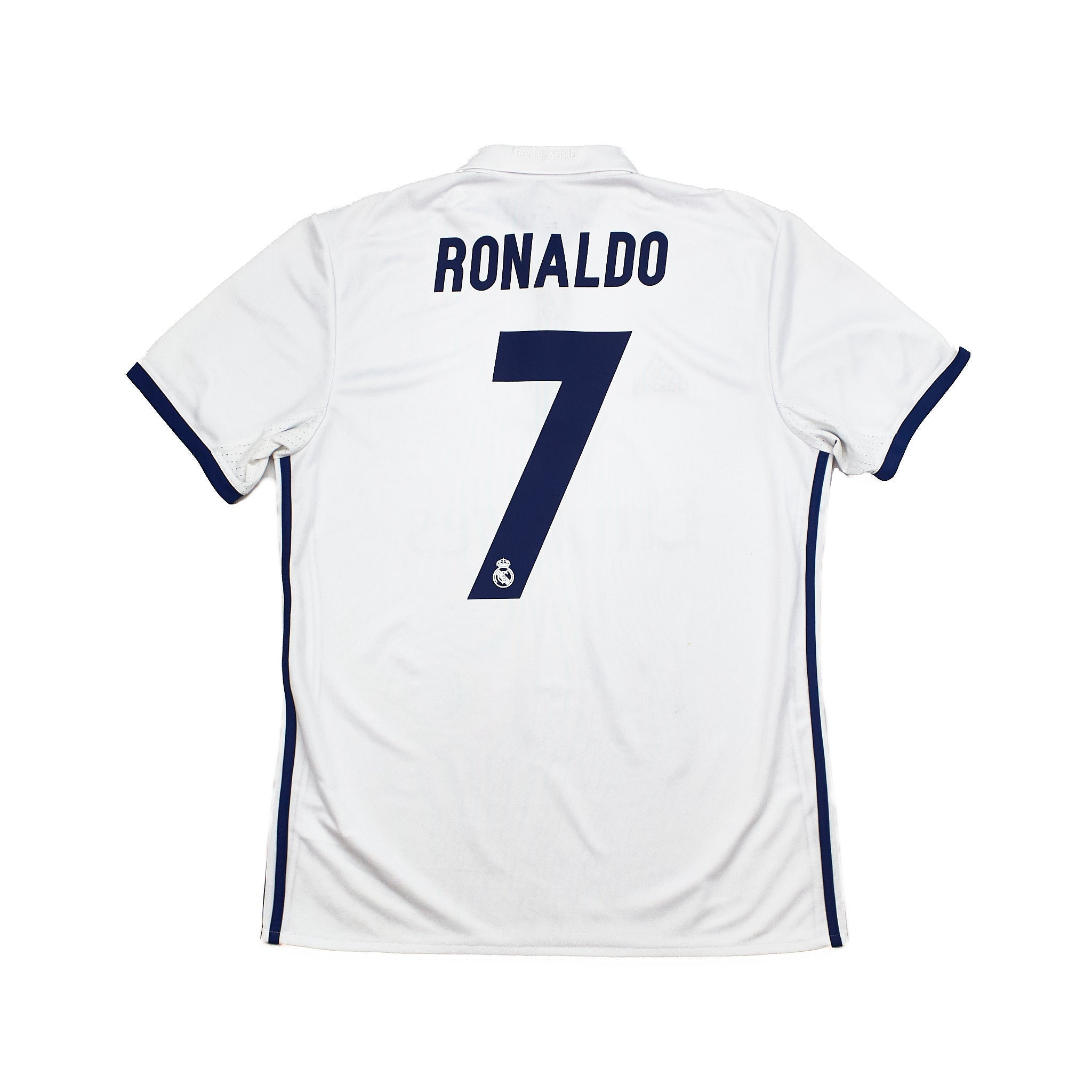 Buy 2016/17 Real Madrid Ronaldo 7 Home Shirt (M) Adidas ~ Free worldwide shipping ~ Authentic Vintage Football Shirts from Cult Kits