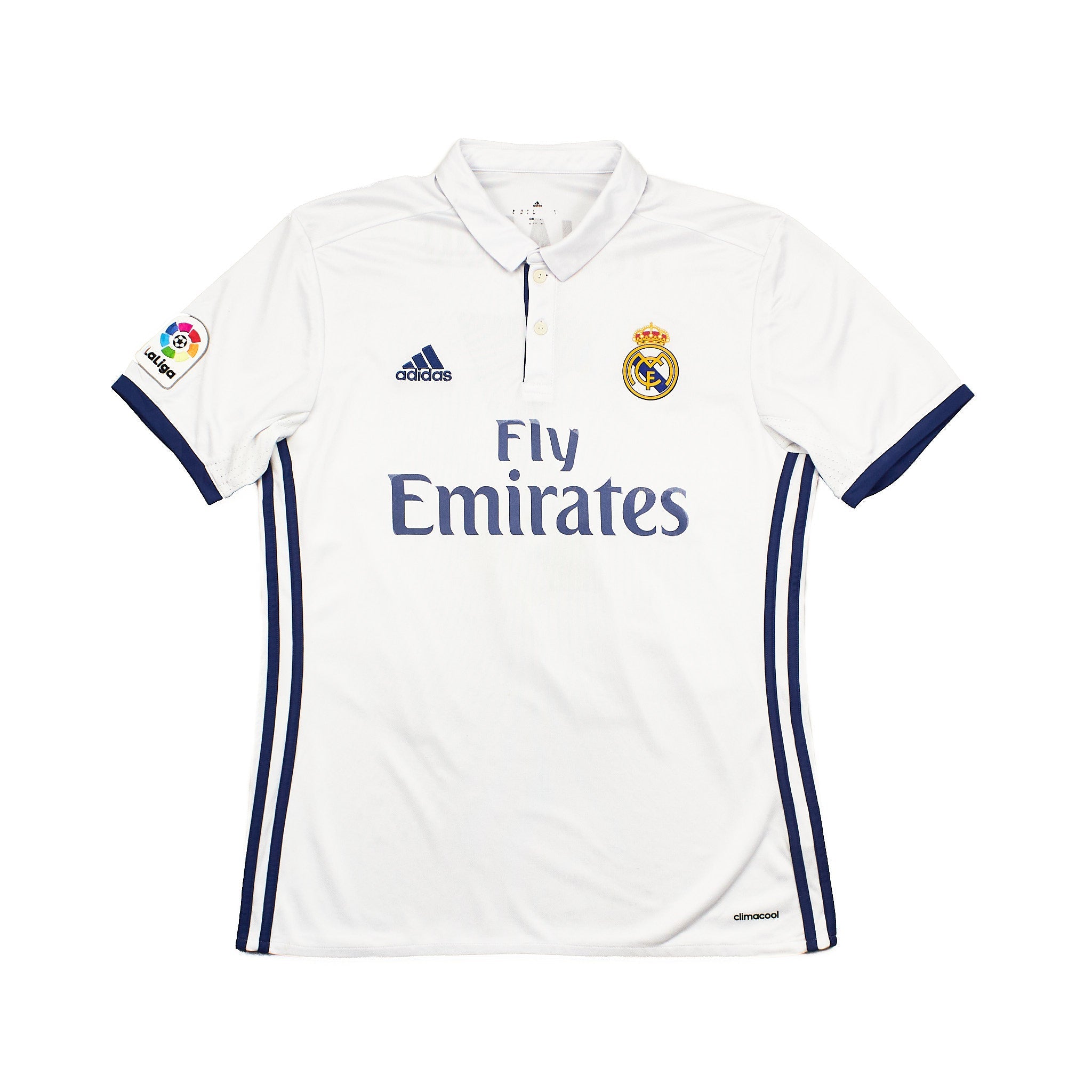 Buy 2016/17 Real Madrid Ronaldo 7 Home Shirt (M) Adidas ~ Free worldwide shipping ~ Authentic Vintage Football Shirts from Cult Kits