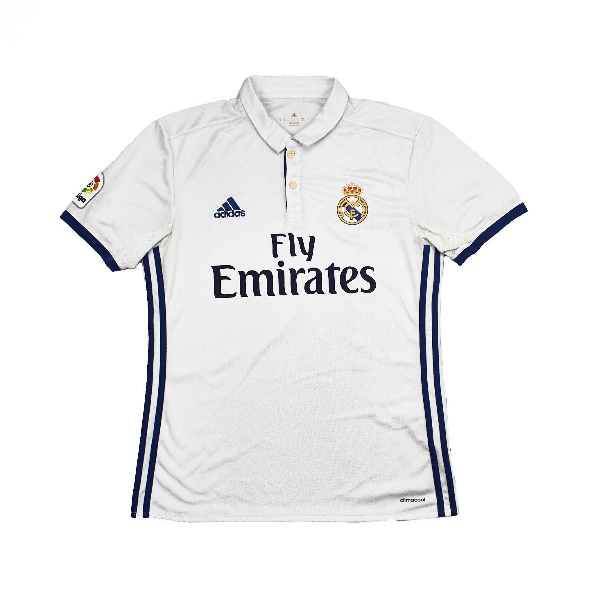 Buy 2016/17 Real Madrid Ronaldo 7 Home Shirt (M) Adidas ~ Free worldwide shipping ~ Authentic Vintage Football Shirts from Cult Kits