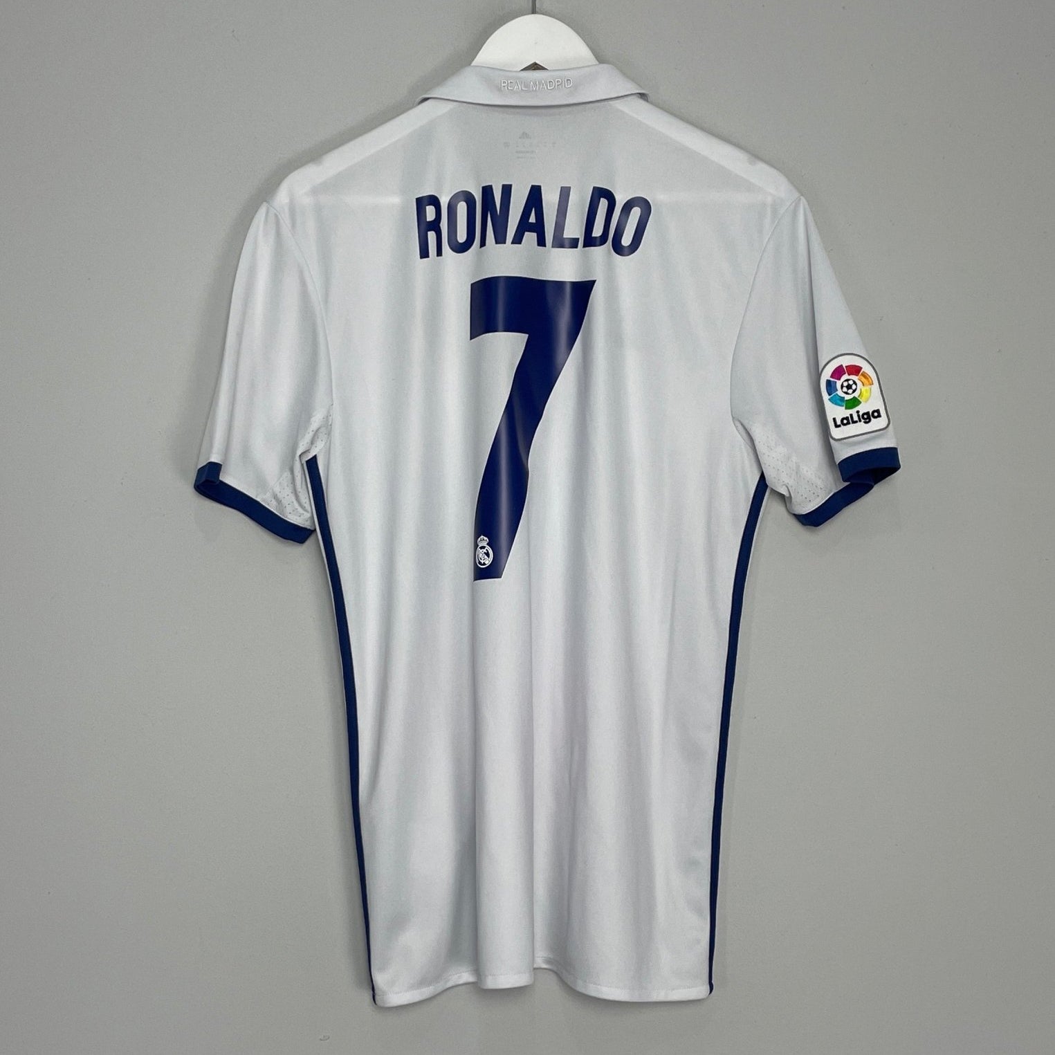Shop 2016/17 REAL MADRID RONALDO #7 HOME SHIRT (M) ADIDAS, classic football shirts, vintage football shirts & retro soccer jerseys at Cult Kits