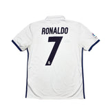 Buy 2016/17 Real Madrid Ronaldo 7 Home Shirt (M) Adidas ~ Free worldwide shipping ~ Authentic Vintage Football Shirts from Cult Kits