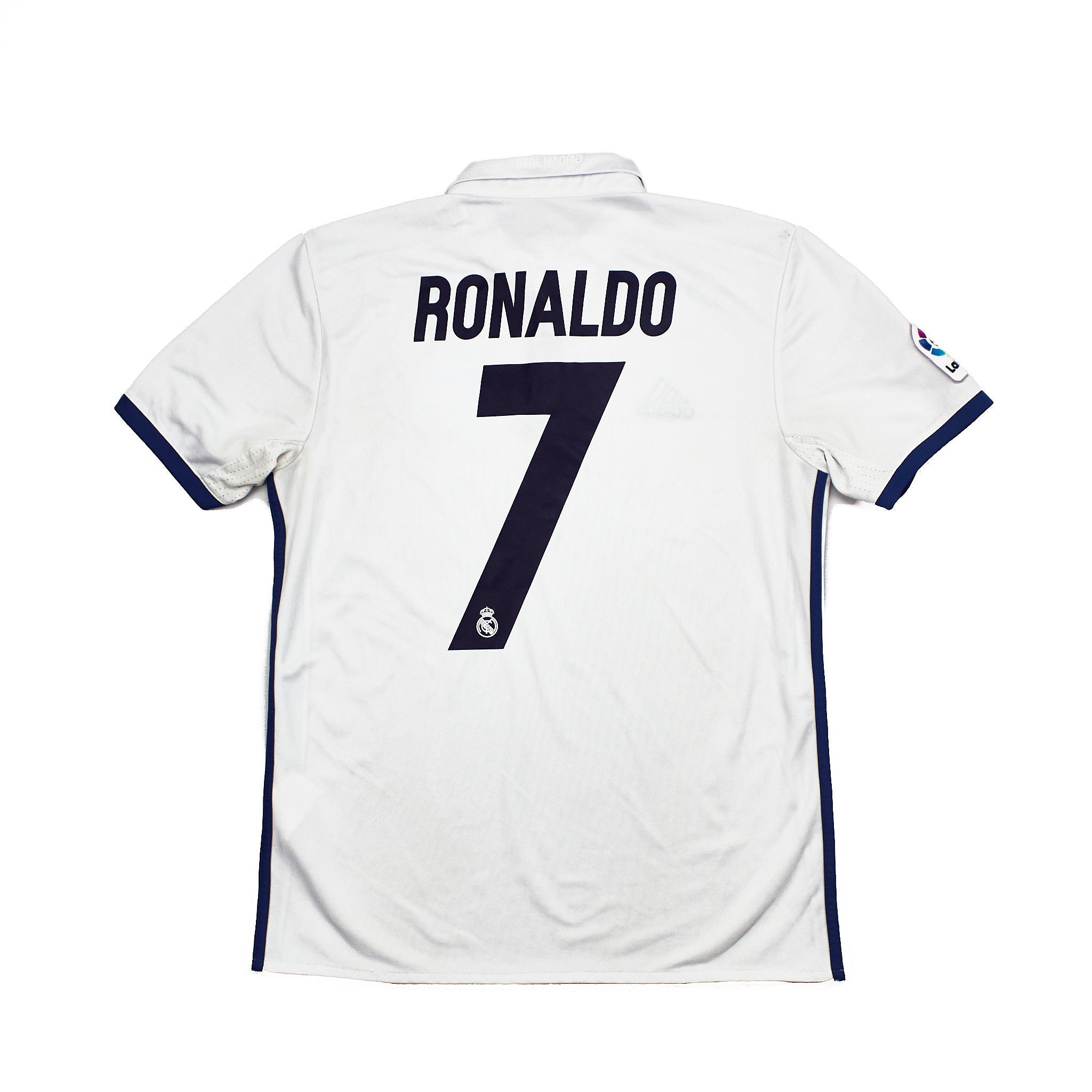 Buy 2016/17 Real Madrid Ronaldo 7 Home Shirt (M) Adidas ~ Free worldwide shipping ~ Authentic Vintage Football Shirts from Cult Kits