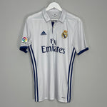 Shop 2016/17 REAL MADRID RONALDO #7 HOME SHIRT (M) ADIDAS, classic football shirts, vintage football shirts & retro soccer jerseys at Cult Kits