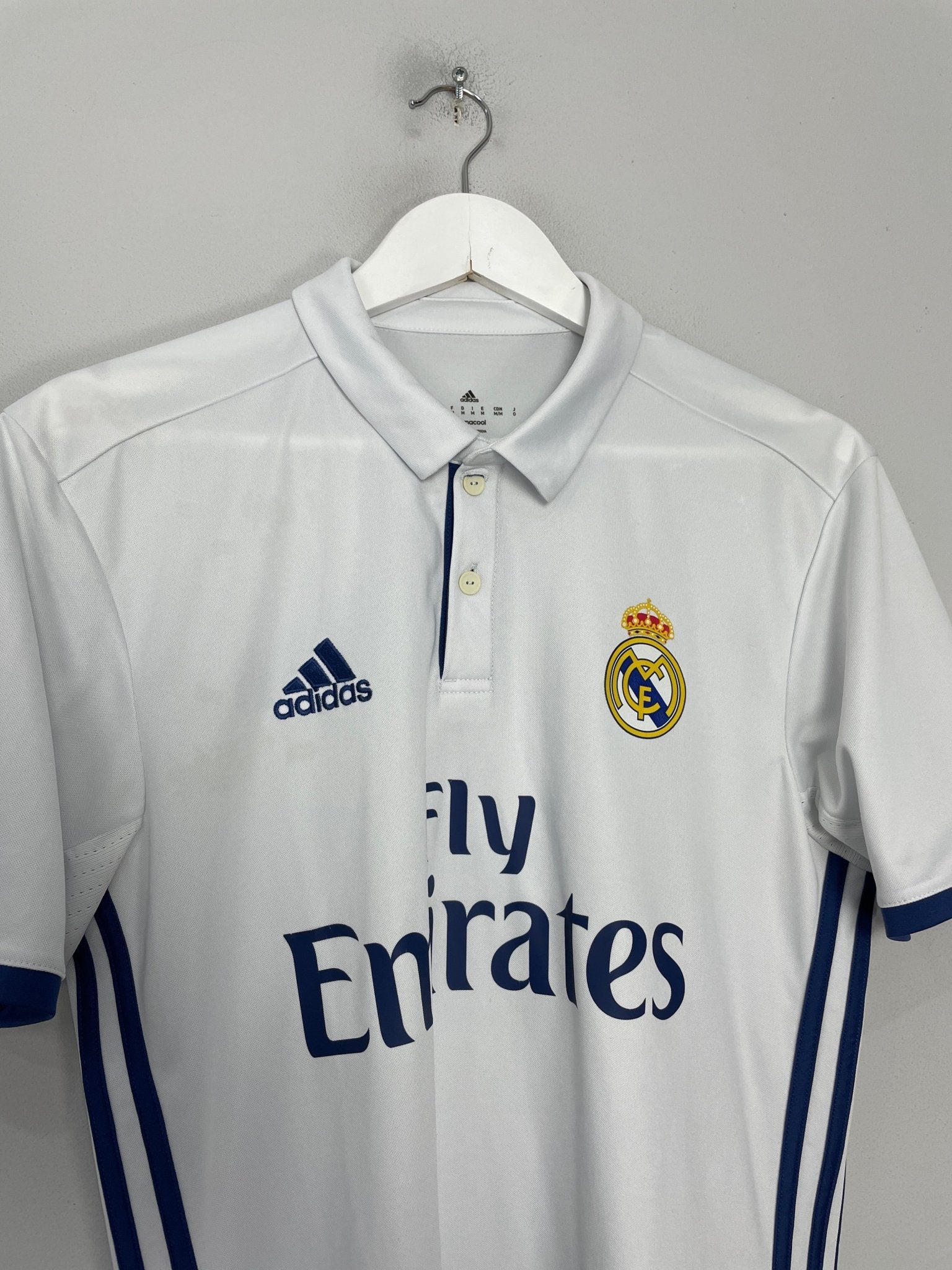 Shop 2016/17 REAL MADRID RONALDO #7 HOME SHIRT (M) ADIDAS, classic football shirts, vintage football shirts & retro soccer jerseys at Cult Kits