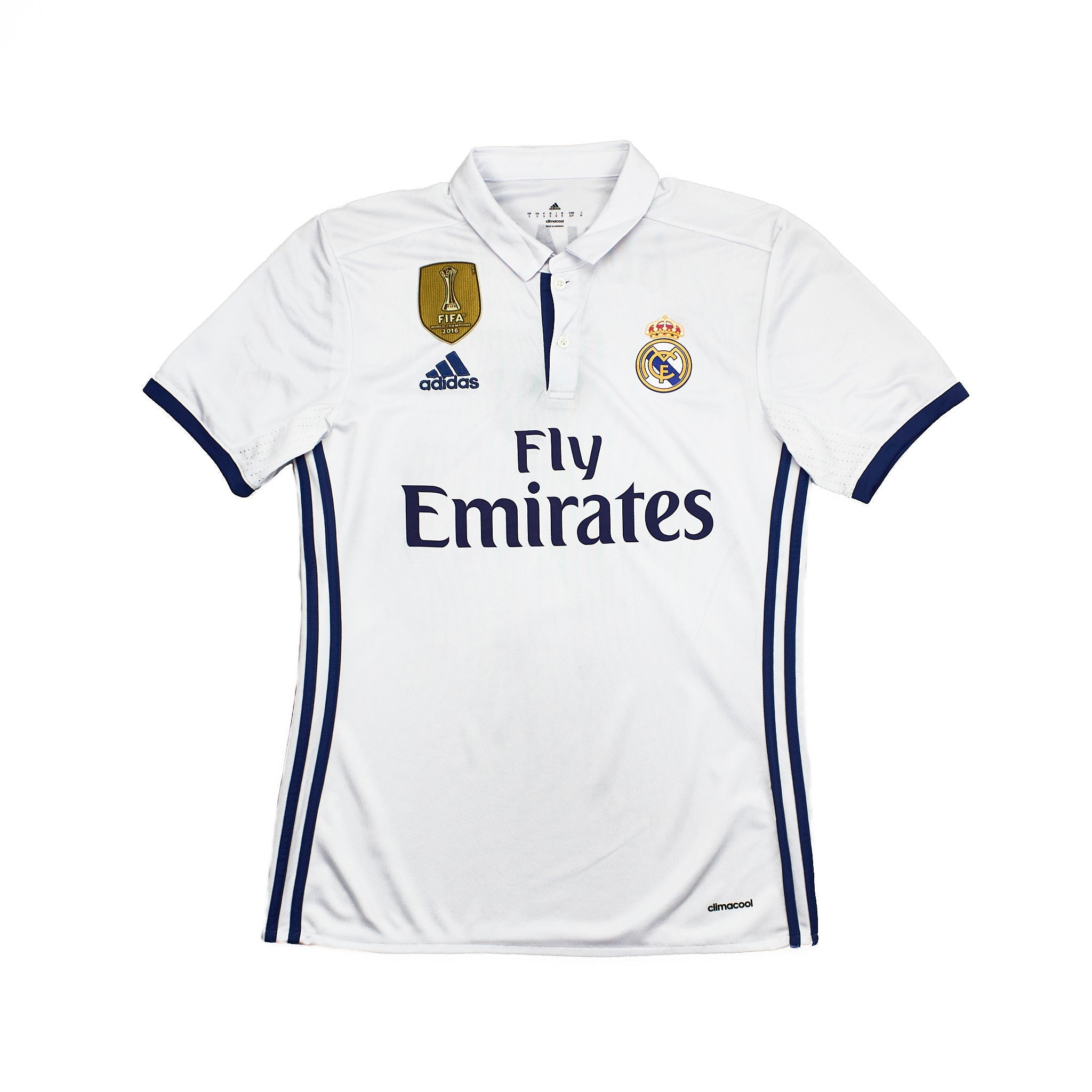 Buy 2016/17 Real Madrid Ronaldo 7 Home Shirt (S) Adidas ~ Free worldwide shipping ~ Authentic Vintage Football Shirts from Cult Kits