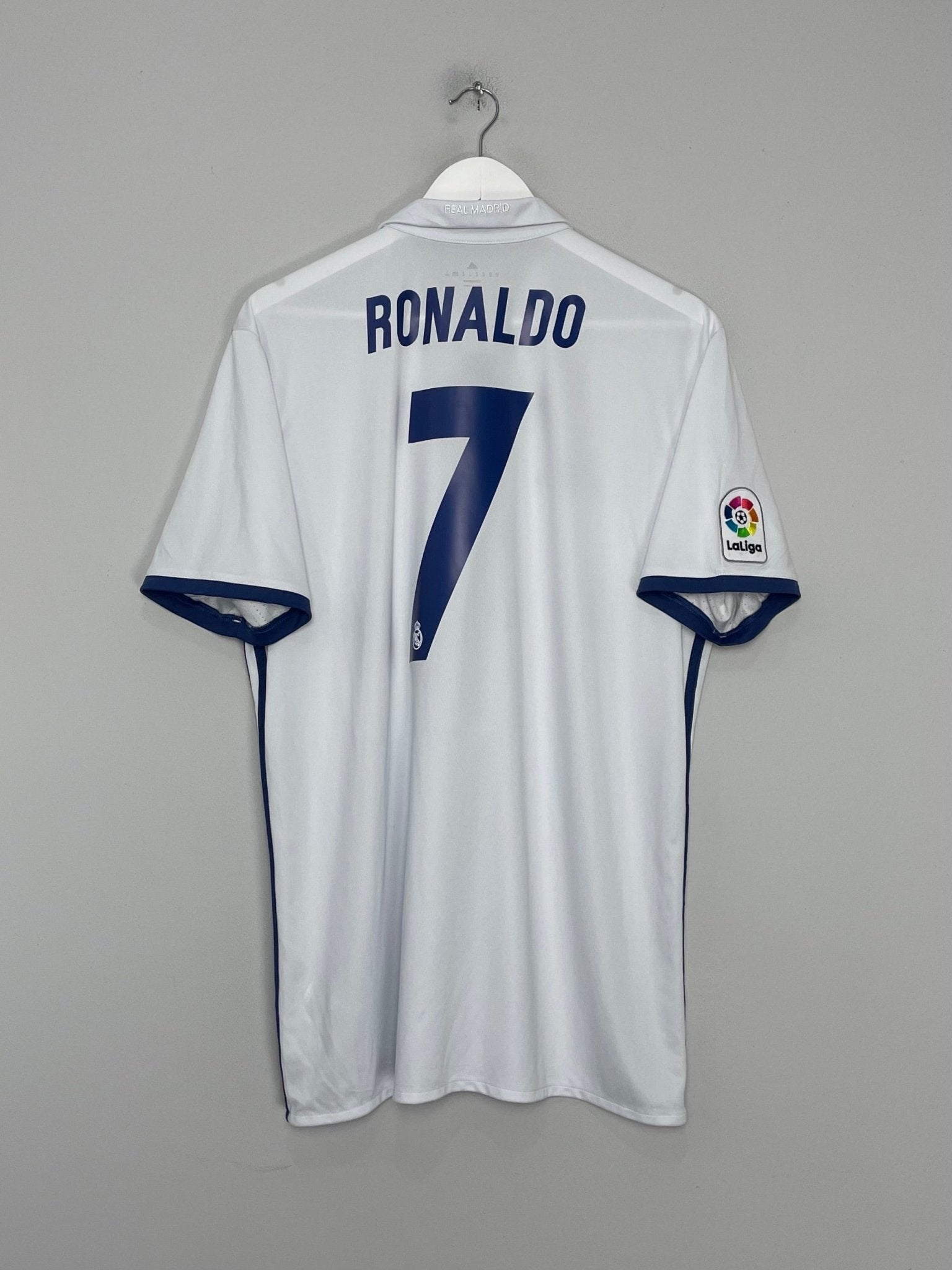 Shop 2016/17 REAL MADRID RONALDO #7 HOME SHIRT (XL) ADIDAS, classic football shirts, vintage football shirts & retro soccer jerseys at Cult Kits