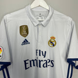 Shop 2016/17 REAL MADRID RONALDO #7 HOME SHIRT (XL) ADIDAS, classic football shirts, vintage football shirts & retro soccer jerseys at Cult Kits
