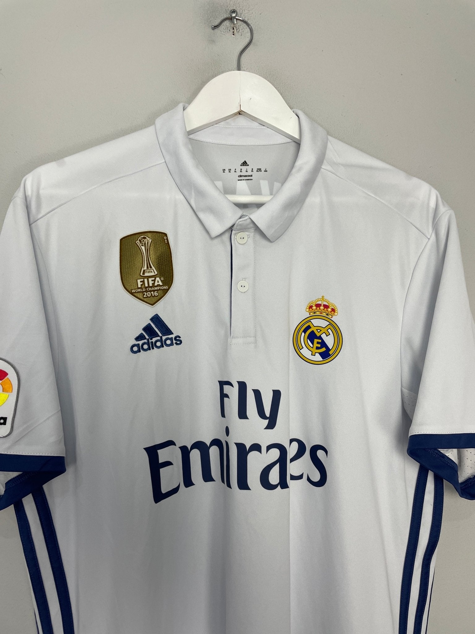 Shop 2016/17 REAL MADRID RONALDO #7 HOME SHIRT (XL) ADIDAS, classic football shirts, vintage football shirts & retro soccer jerseys at Cult Kits