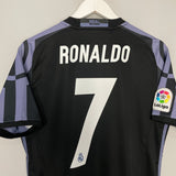 Shop 2016/17 REAL MADRID RONALDO #7 THIRD SHIRT (M) ADIDAS, classic football shirts, vintage football shirts & retro soccer jerseys at Cult Kits