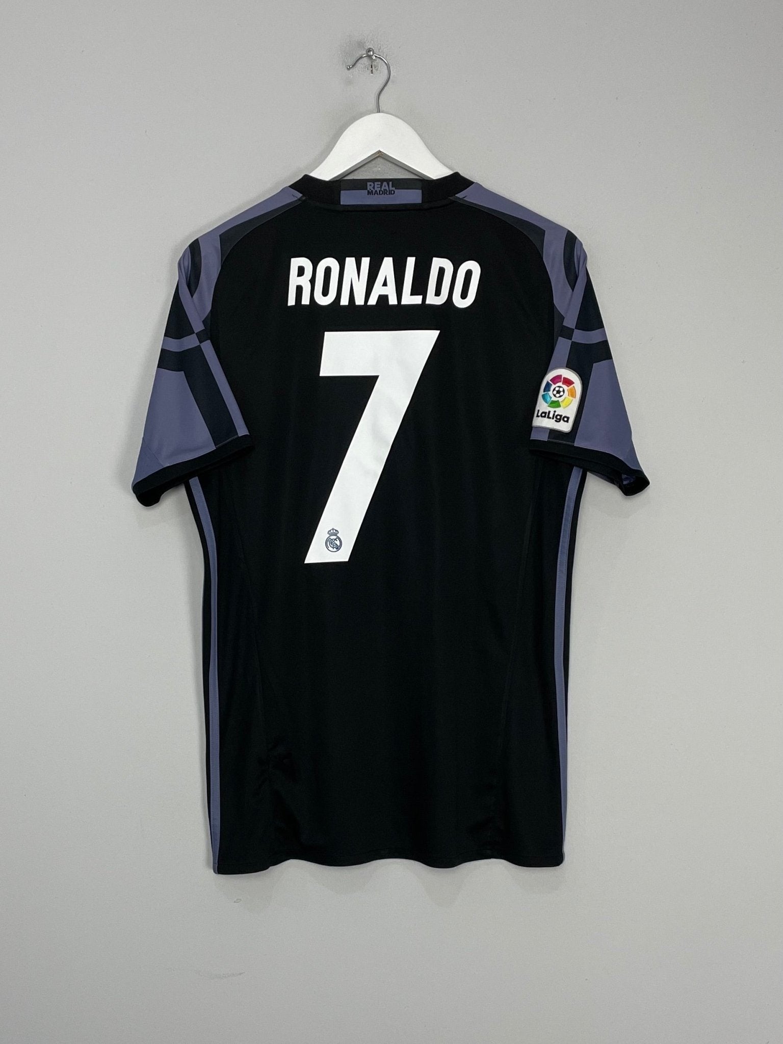 Shop 2016/17 REAL MADRID RONALDO #7 THIRD SHIRT (M) ADIDAS, classic football shirts, vintage football shirts & retro soccer jerseys at Cult Kits