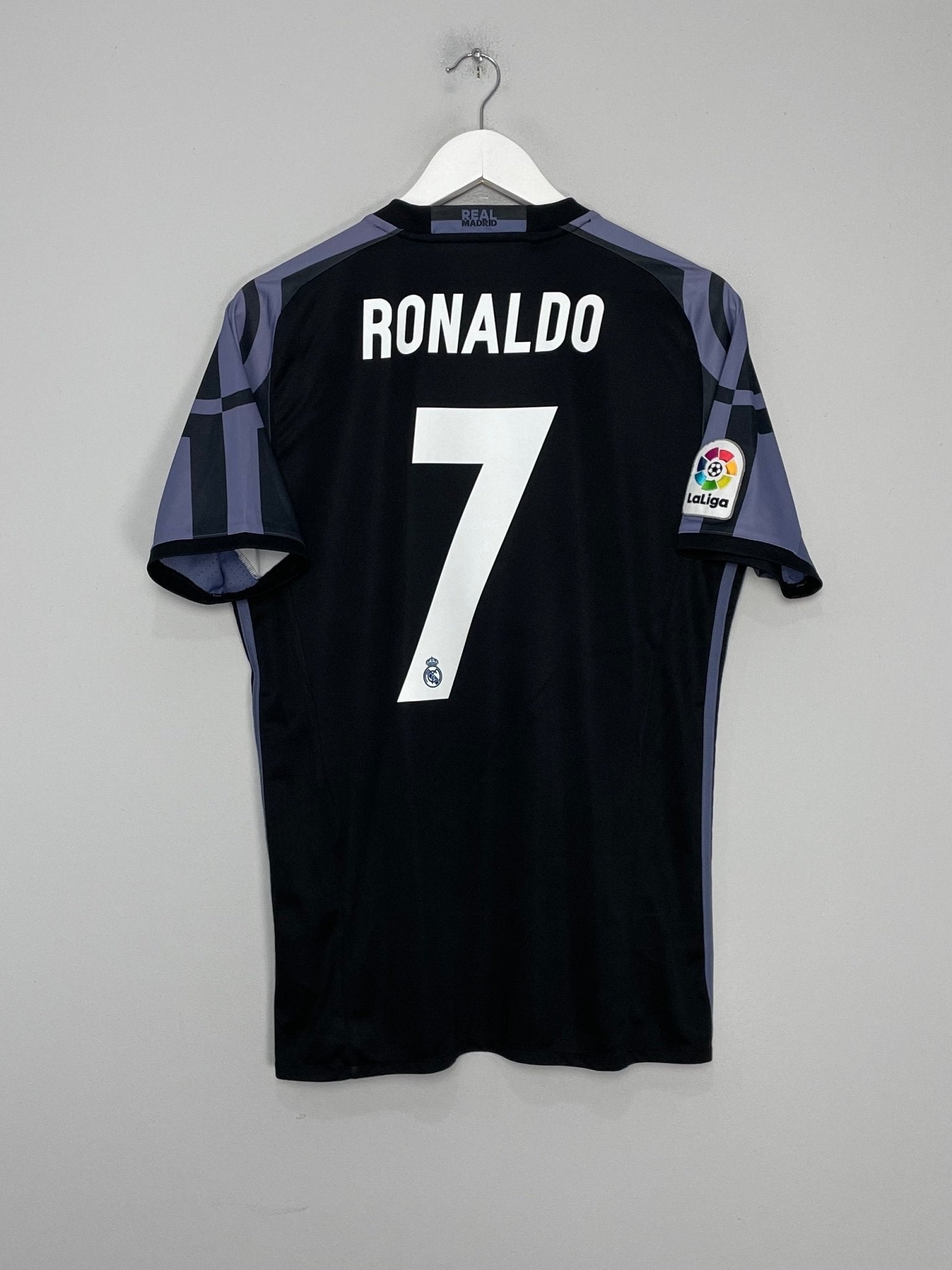 Shop 2016/17 REAL MADRID RONALDO #7 THIRD SHIRT (M) ADIDAS, classic football shirts, vintage football shirts & retro soccer jerseys at Cult Kits