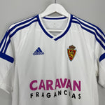Shop 2016/17 REAL ZARAGOZA HOME SHIRT (M) ADIDAS, classic football shirts, vintage football shirts & retro soccer jerseys at Cult Kits