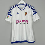 Shop 2016/17 REAL ZARAGOZA HOME SHIRT (M) ADIDAS, classic football shirts, vintage football shirts & retro soccer jerseys at Cult Kits