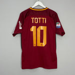 Shop 2016/17 ROMA TOTTI #10 TRIBUTE HOME SHIRT (M) NIKE, classic football shirts, vintage football shirts & retro soccer jerseys at Cult Kits
