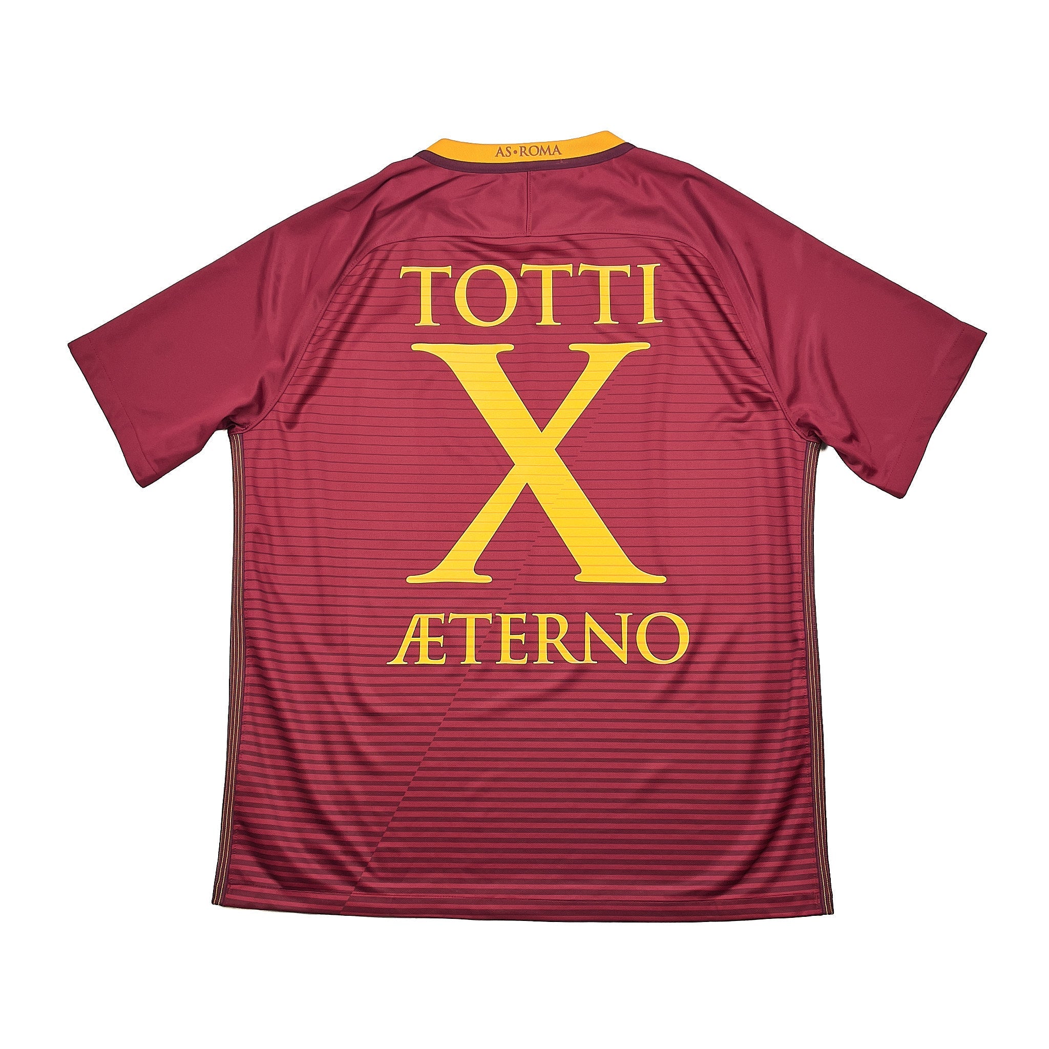 Buy 2016/17 Roma Totti X Home Shirt (XL) Nike ~ Free worldwide shipping available ~ Authentic Vintage Football Shirts from Cult Kits