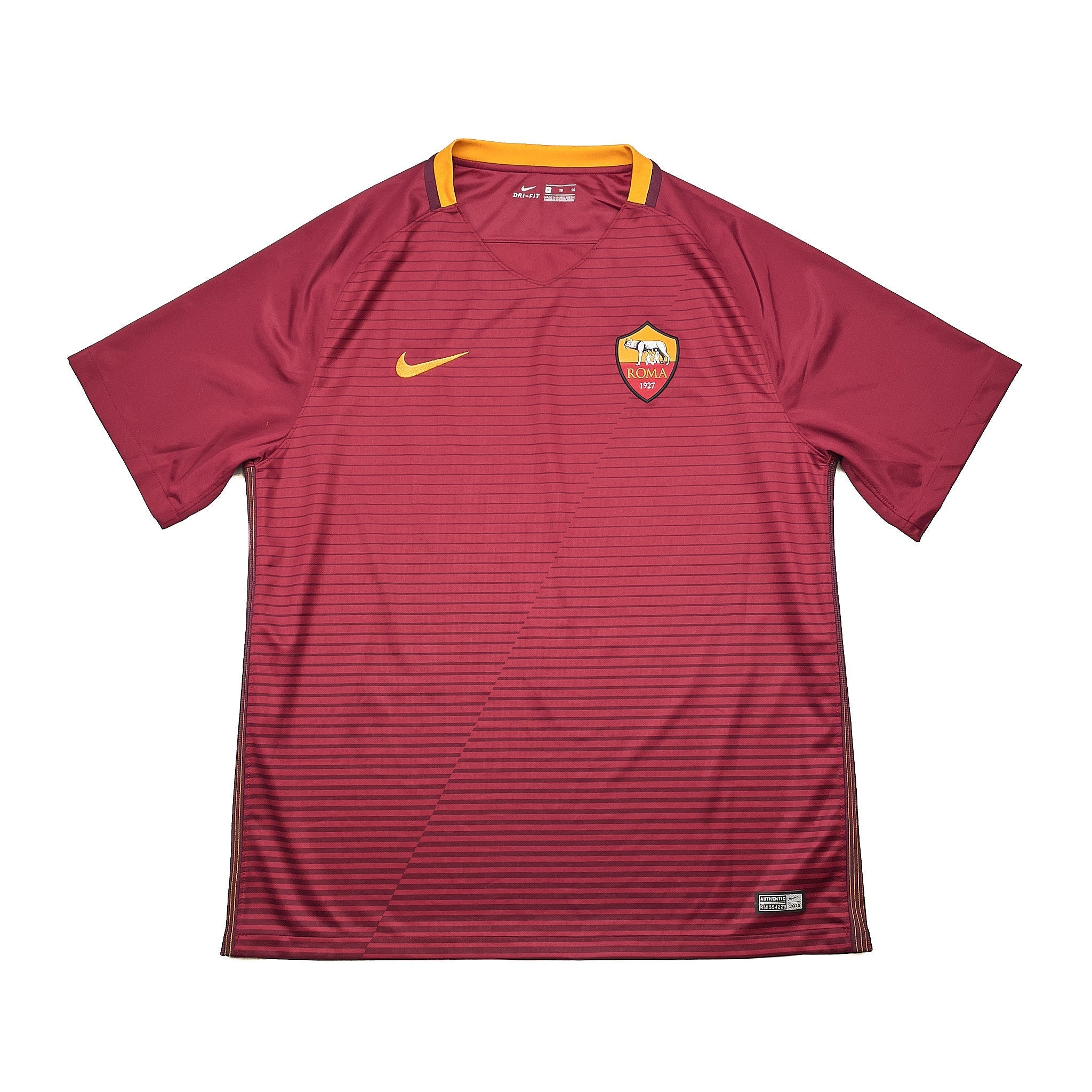 Buy 2016/17 Roma Totti X Home Shirt (XL) Nike ~ Free worldwide shipping available ~ Authentic Vintage Football Shirts from Cult Kits