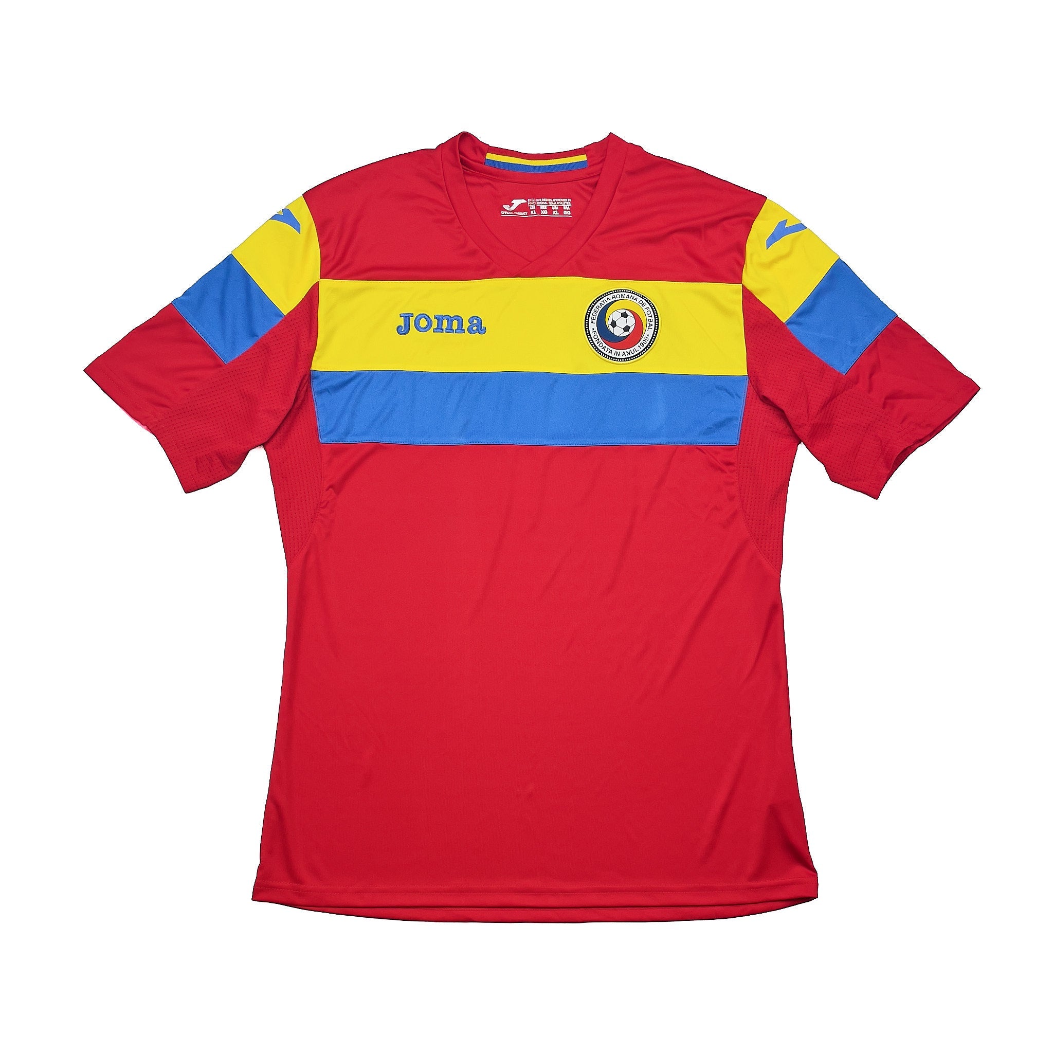 Buy 2016/17 Romania Training Shirt (XL) Joma ~ Free worldwide shipping available ~ Authentic Vintage Football Shirts from Cult Kits