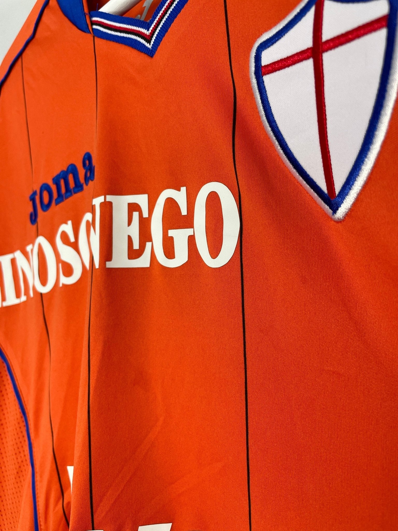 Shop 2016/17 SAMPDORIA VIVIANO #2 *MATCH ISSUED + SIGNED* GK SHIRT (XXL) JOMA, classic football shirts, vintage football shirts & retro soccer jerseys at Cult Kits